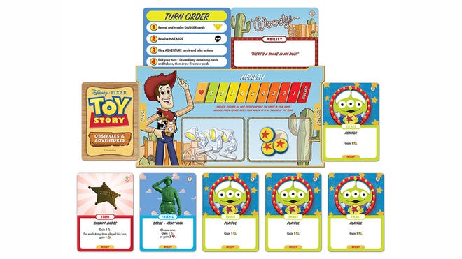 Toy Story: Obstacles and Adventures board game layout