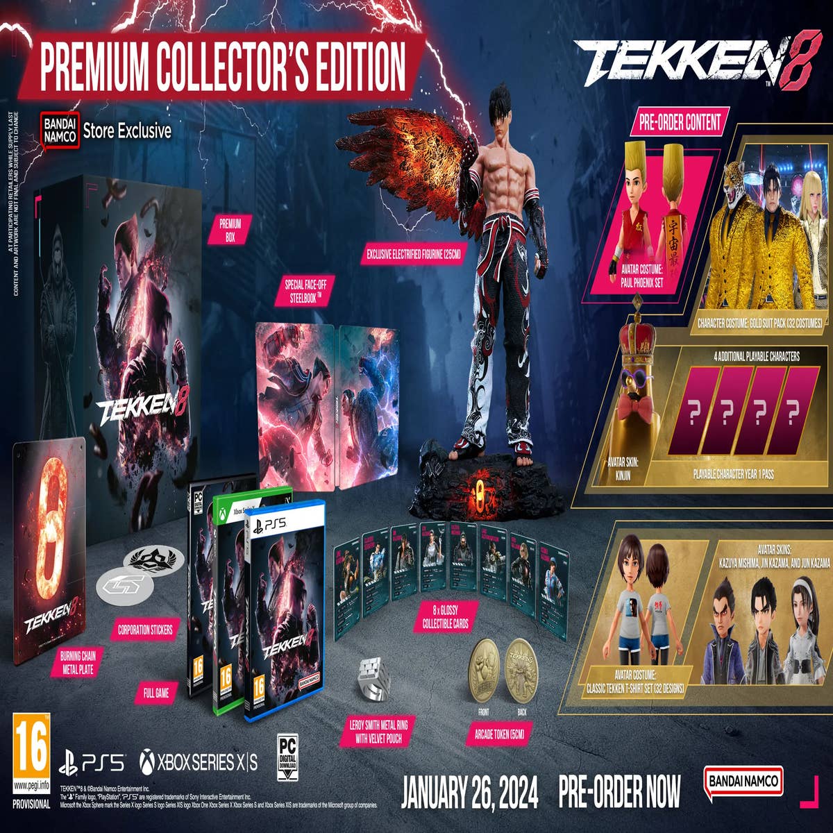 Confira os Requisitos do PC para Tekken 8, Notícias de Hideki