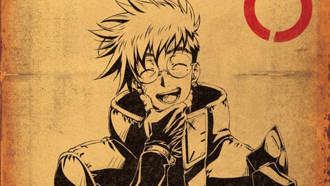 Cropped promotional image featuring an illustration of a character smiling and striking his chin