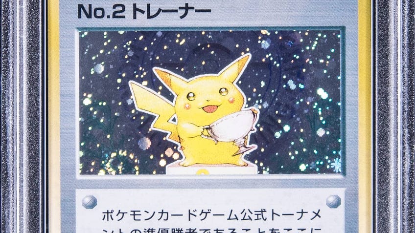 Pikachu No.2 Silver Trophy artwork closeup header
