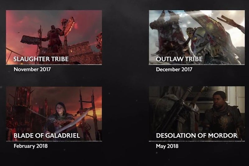 Čtyři datadisky pro Shadow of War Eurogamer.cz