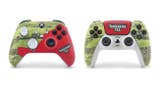 Yorkshire Tea Xbox and PlayStation 5 controllers.