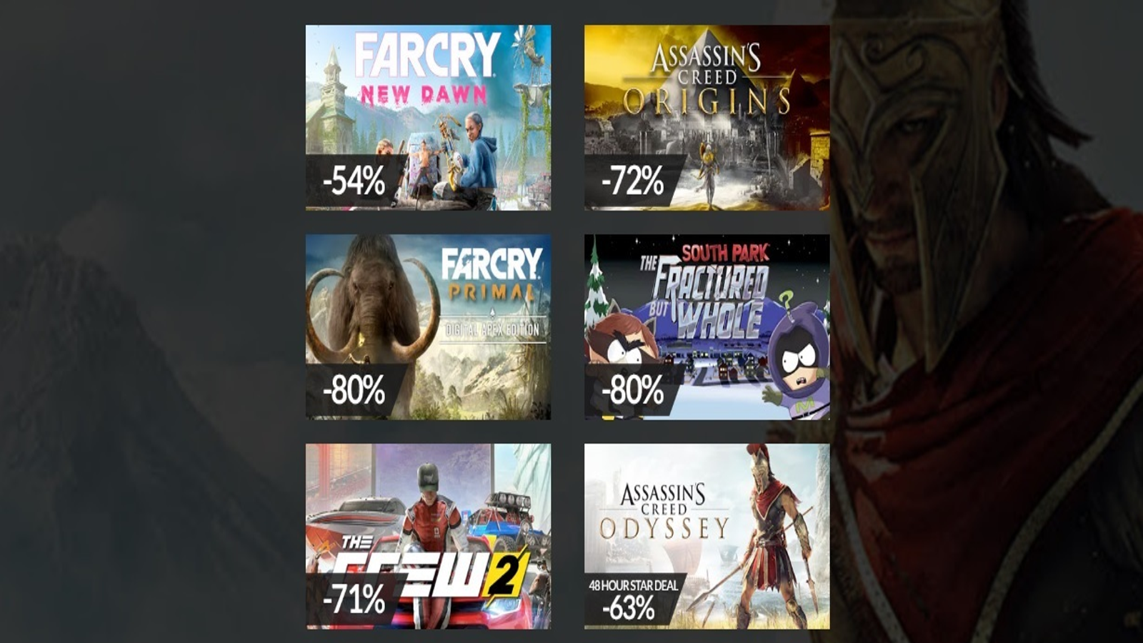 Ubisoft is hosting a big Assassin's Creed Steam sale