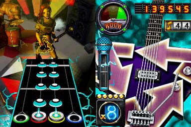 Nintendo ds guitar hero on sale on tour decades