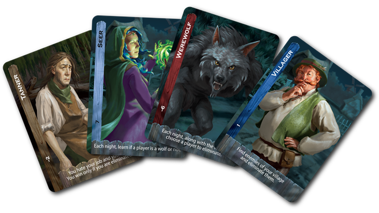 Ultimate Werewolf Family Board Game Super Bonus Card Party Edition