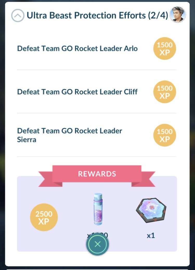 Pokémon Go Ultra Beast Protection Efforts quest steps