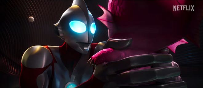 Still image from Ultraman: Rising trailer