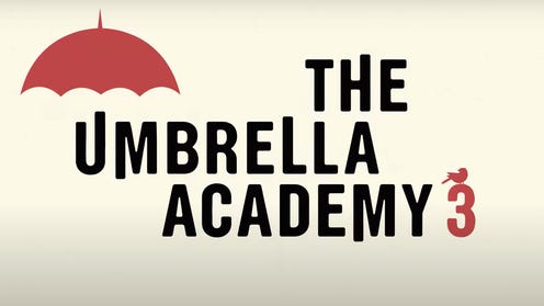 The Umbrella Academy Season 3 Text Card