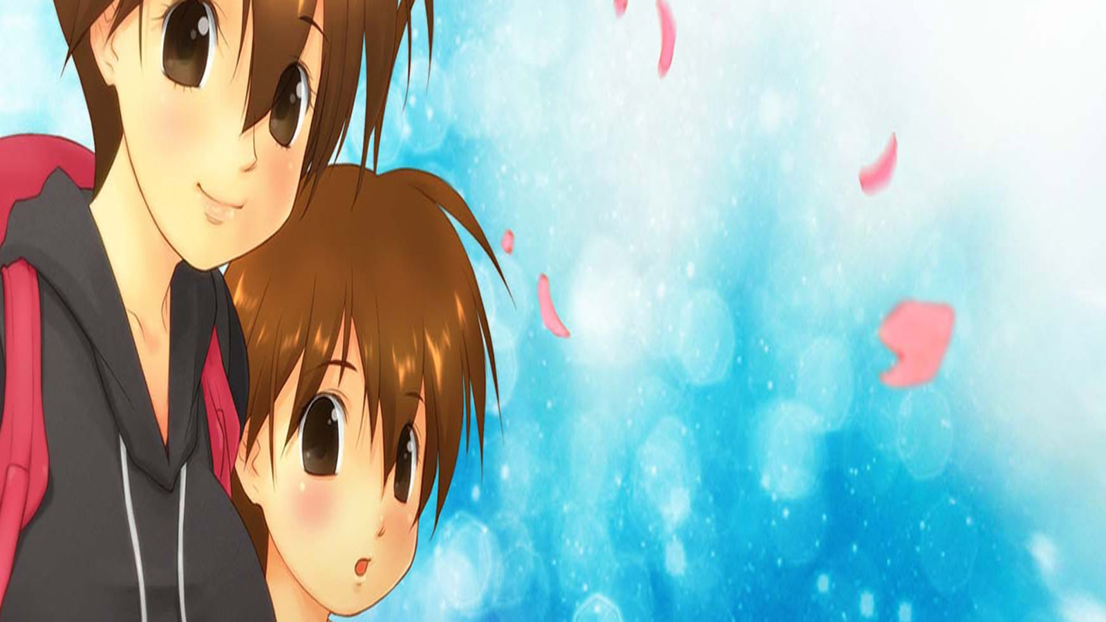 Clannad anime boy floating in water