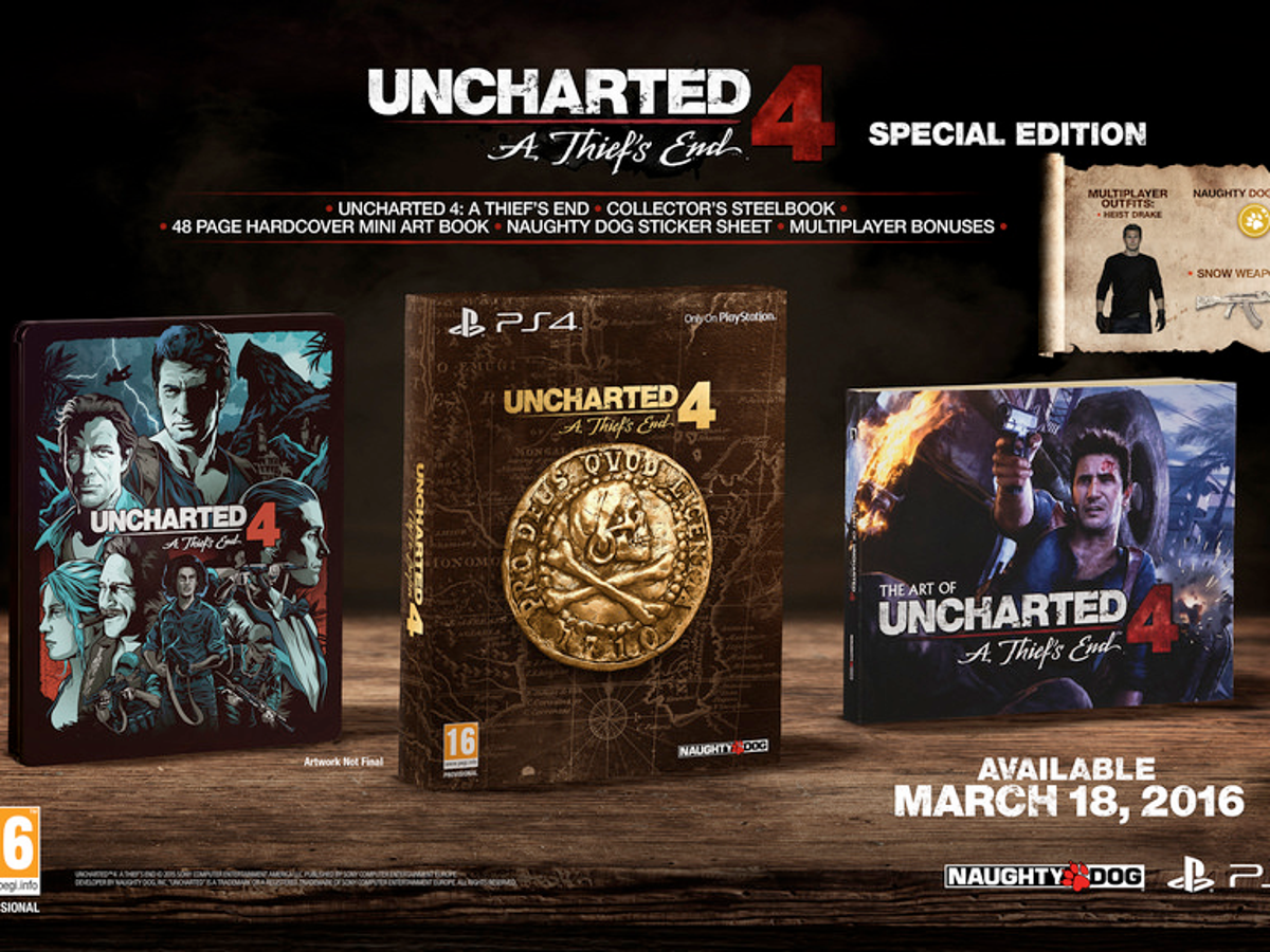 Ung dame semester indvirkning Here's what's inside the Uncharted 4 special edition | VG247