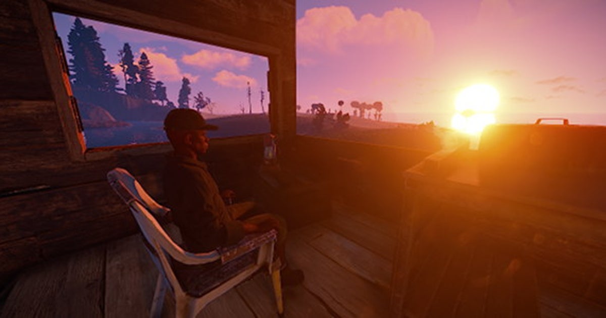 Rust introduces sitting down and frozen lakes | Rock Paper Shotgun