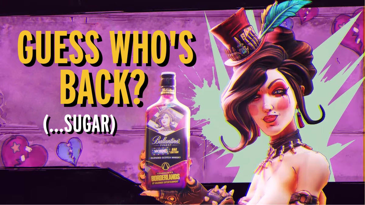 Borderlands' Moxxi's blended scotch whisky is back in stock