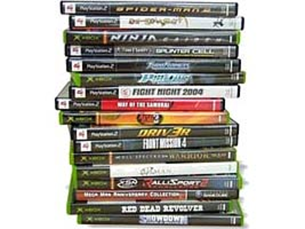 Stack Of Video Games