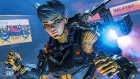 Apex Legends' Valk looking cooler than everyone with her jetpack.