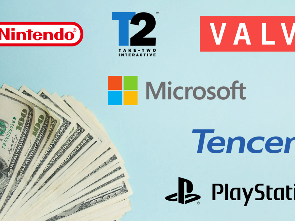 Qual o valor de mercado das maiores empresas de videojogos?