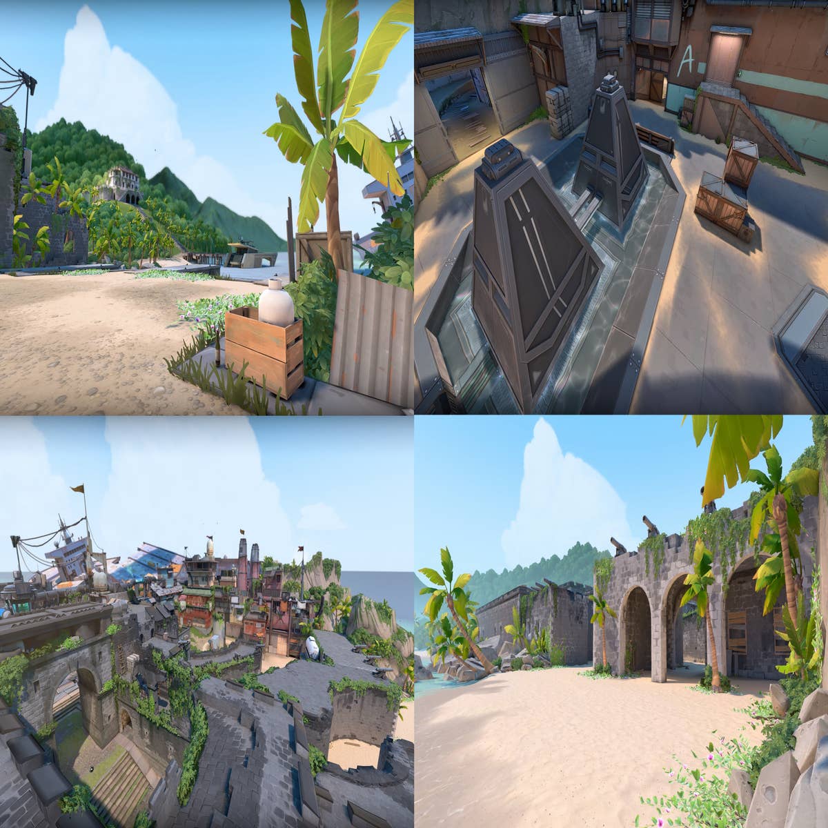 Breeze, VALORANT's new map, is a Caribbean paradise that features