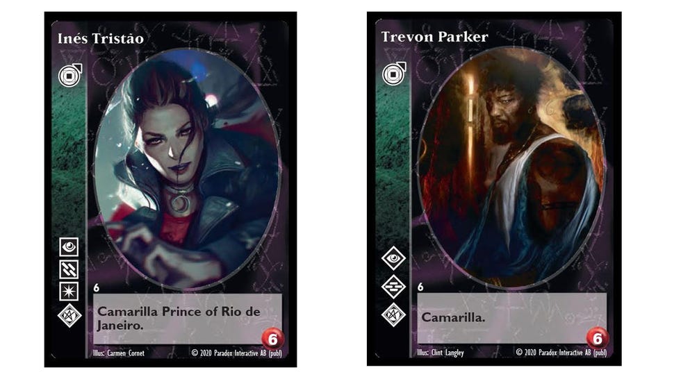 Vampire: The Eternal Struggle Fifth Edition collectible card game cards