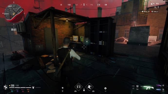 The explosive location for the Dirty Work quest in Bloodhunt.