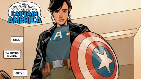 Jessica Jones as Captain America: The inside story on Marvel's new Cap from The Variants #1