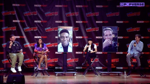 Watch Mindy Kaling, Constance Wu, and Sam Richardson take the NYCC Main Stage for HBO Max’s Velma!