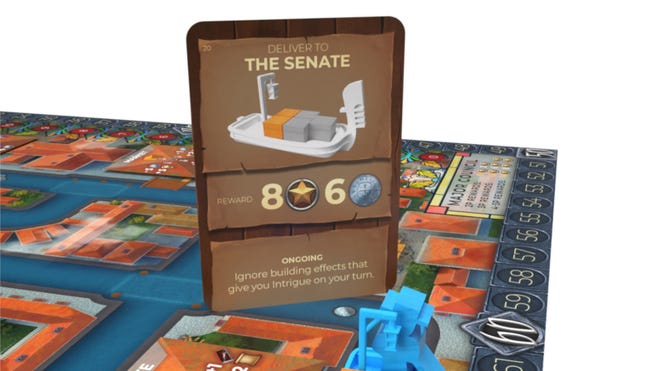Venice board game layout