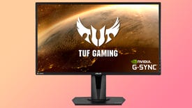 a photo of the asus tuf gaming vg27aq, a 1440p 165Hz gaming monitor