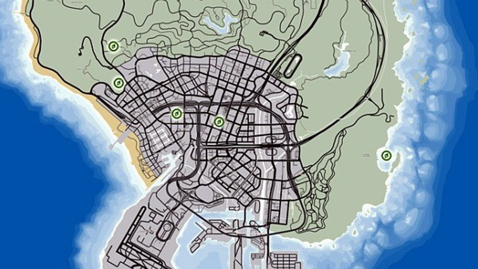 GTA V: CONFIRA O GOOGLE MAPS DO JOGO