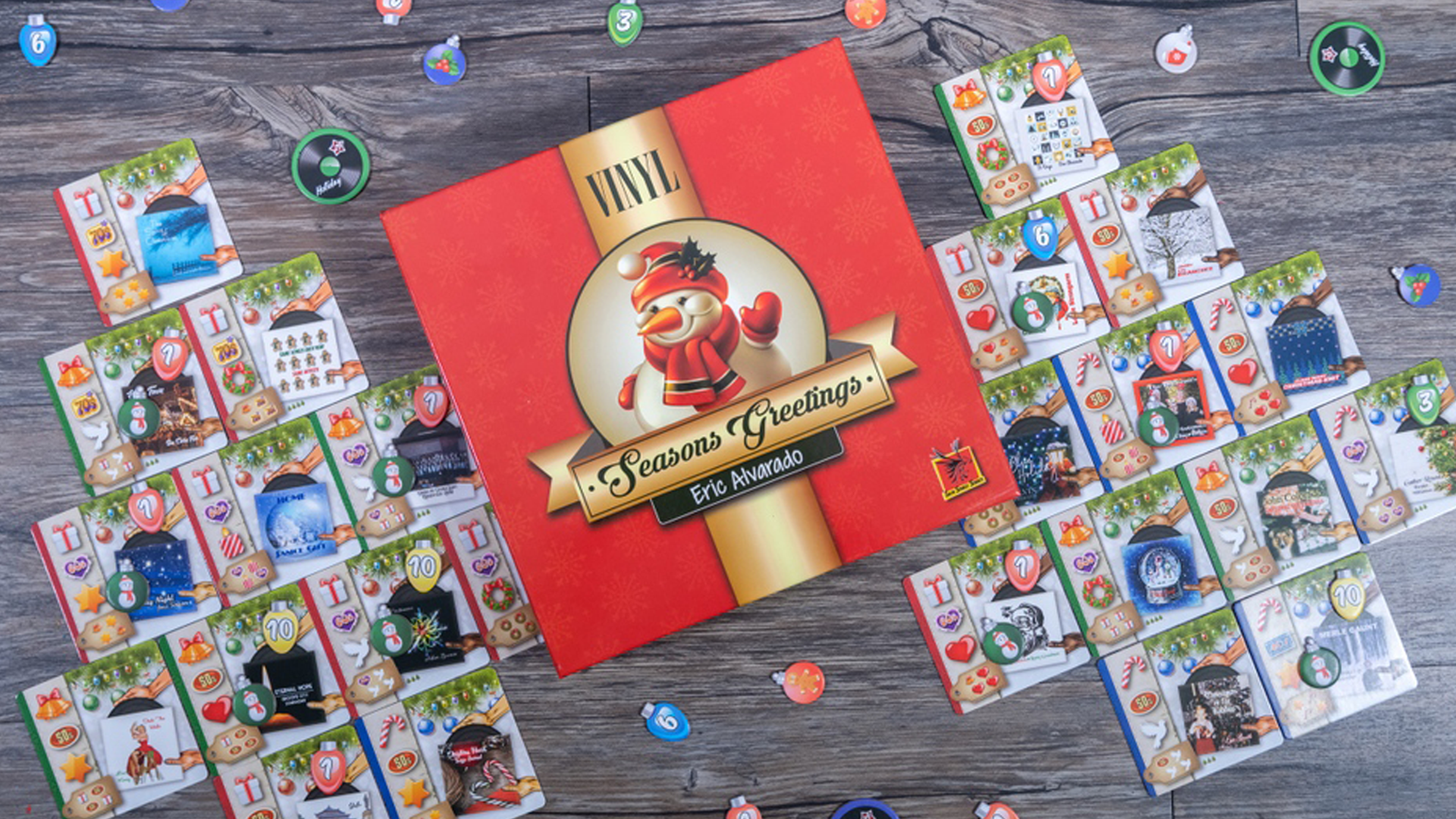 Play Christmas classics with the Vinyl Holiday Edition board game Dicebreaker