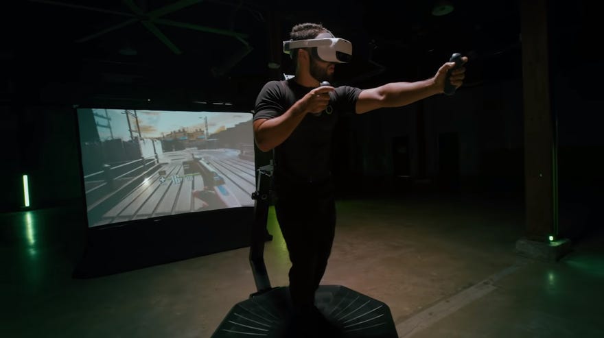 Check out the Omni One VR treadmill | Rock Paper Shotgun