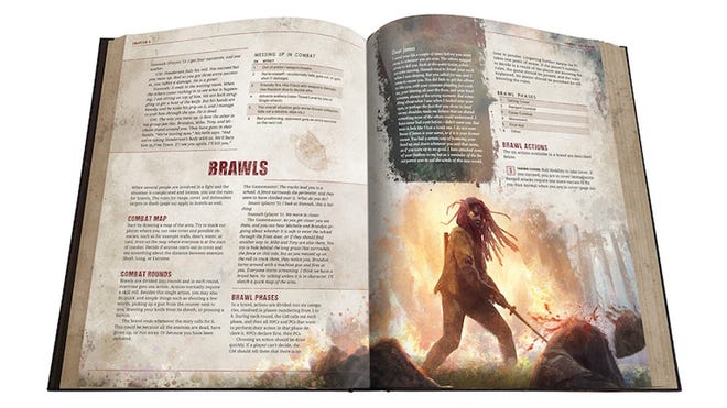 An image of a page from The Walking Dead Universe Roleplaying Game.