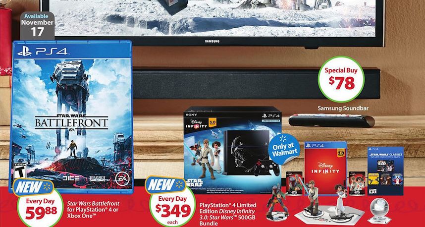 Ps4 black deals friday at walmart