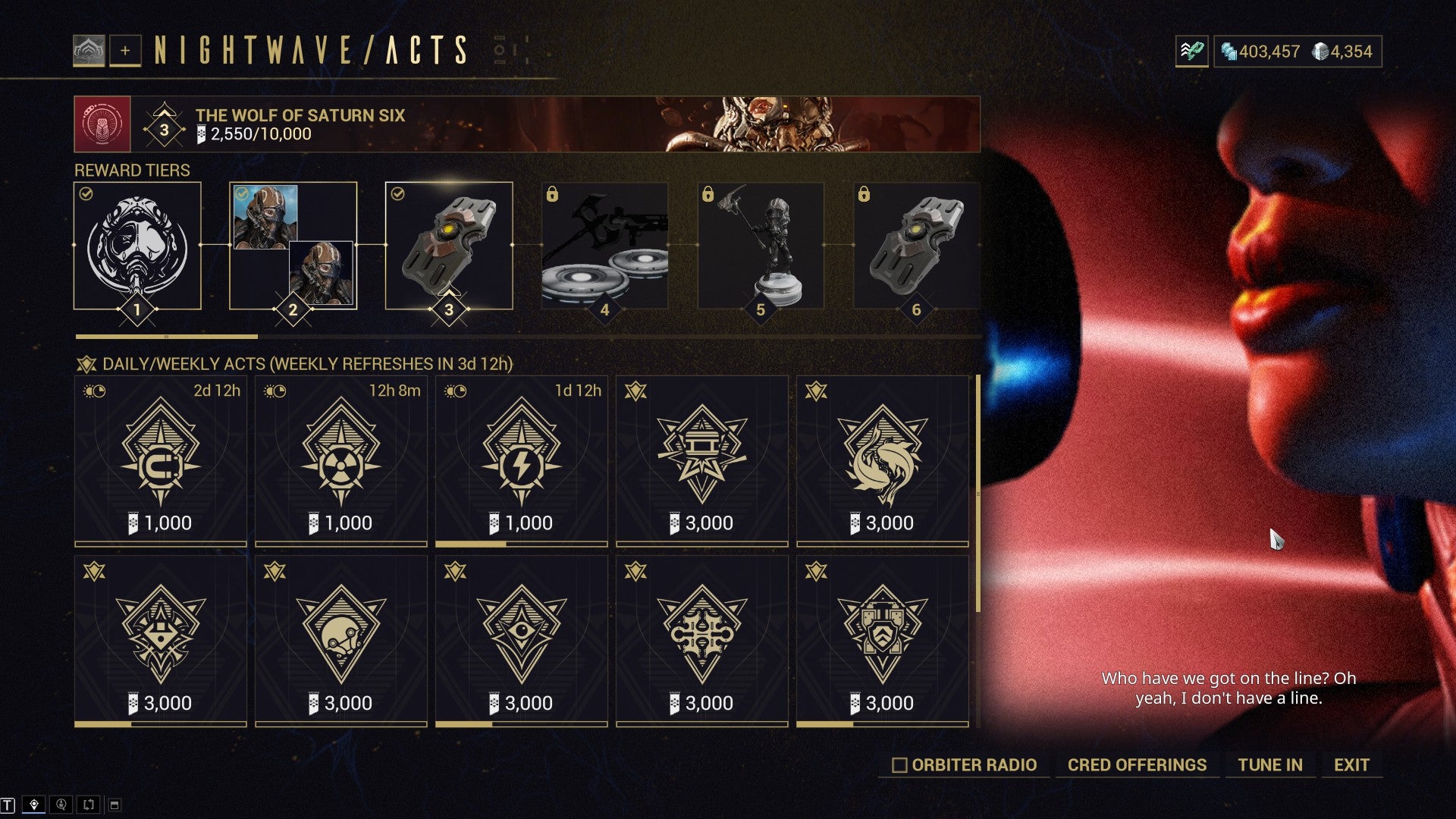 Image for Warframe Nightwave Series 1 - end date, ranking rewards and challenges