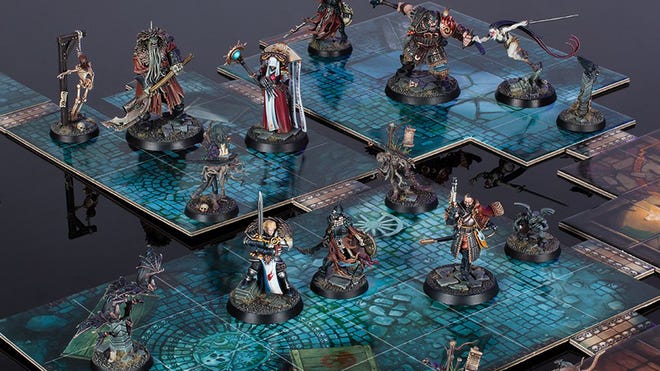 Warhammer Quest: Cursed City layout