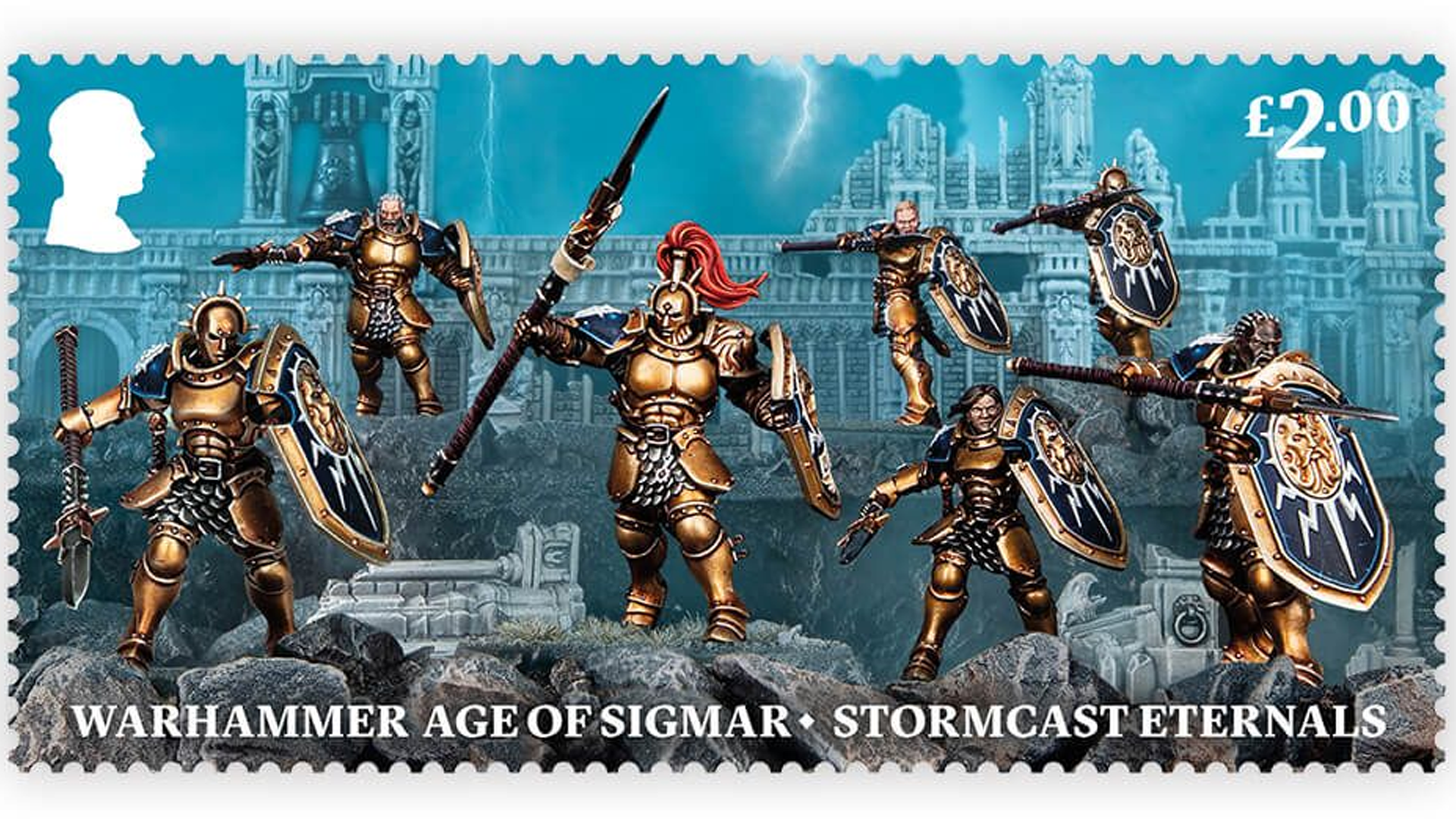 Royal Mail has created official Warhammer stamps to mark the fantasy