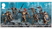 Royal Mail has created official Warhammer stamps to mark the fantasy wargame’s 40th anniversary