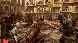 Warhaven is a For Honor-style, 32-player melee action game where you can turn into a god