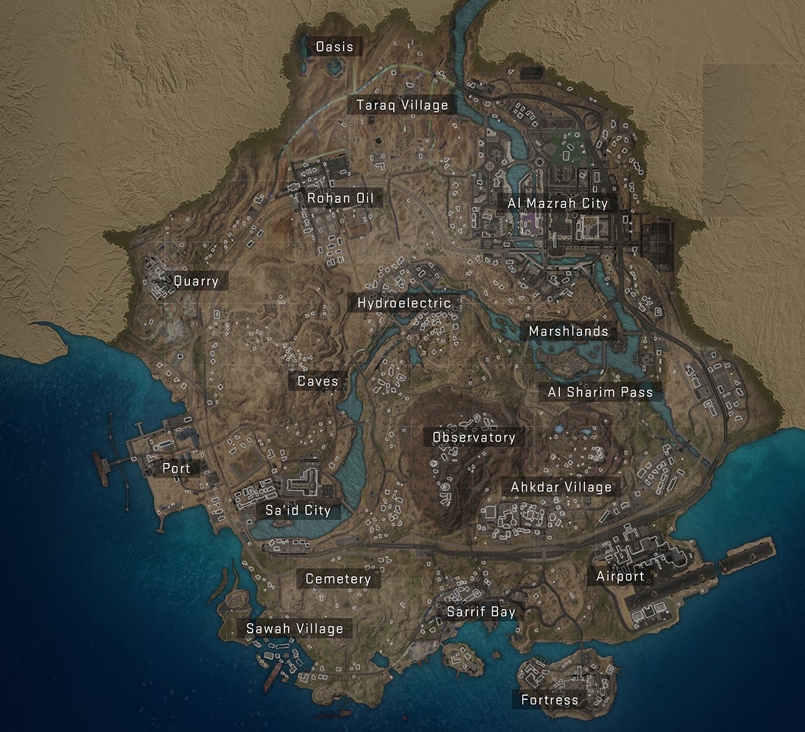Warzone Pattern Map Warzone 2.0 map preview, from Al Mazrah locations to everything else we ...