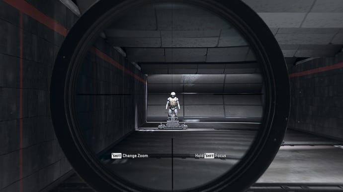 Pamuter ing warzone 2.0 Tujuan ing latihan Dummy nggunakake lampiran optik FTAC
