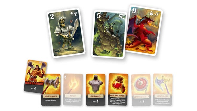 Welcome to the Dungeon board game cards