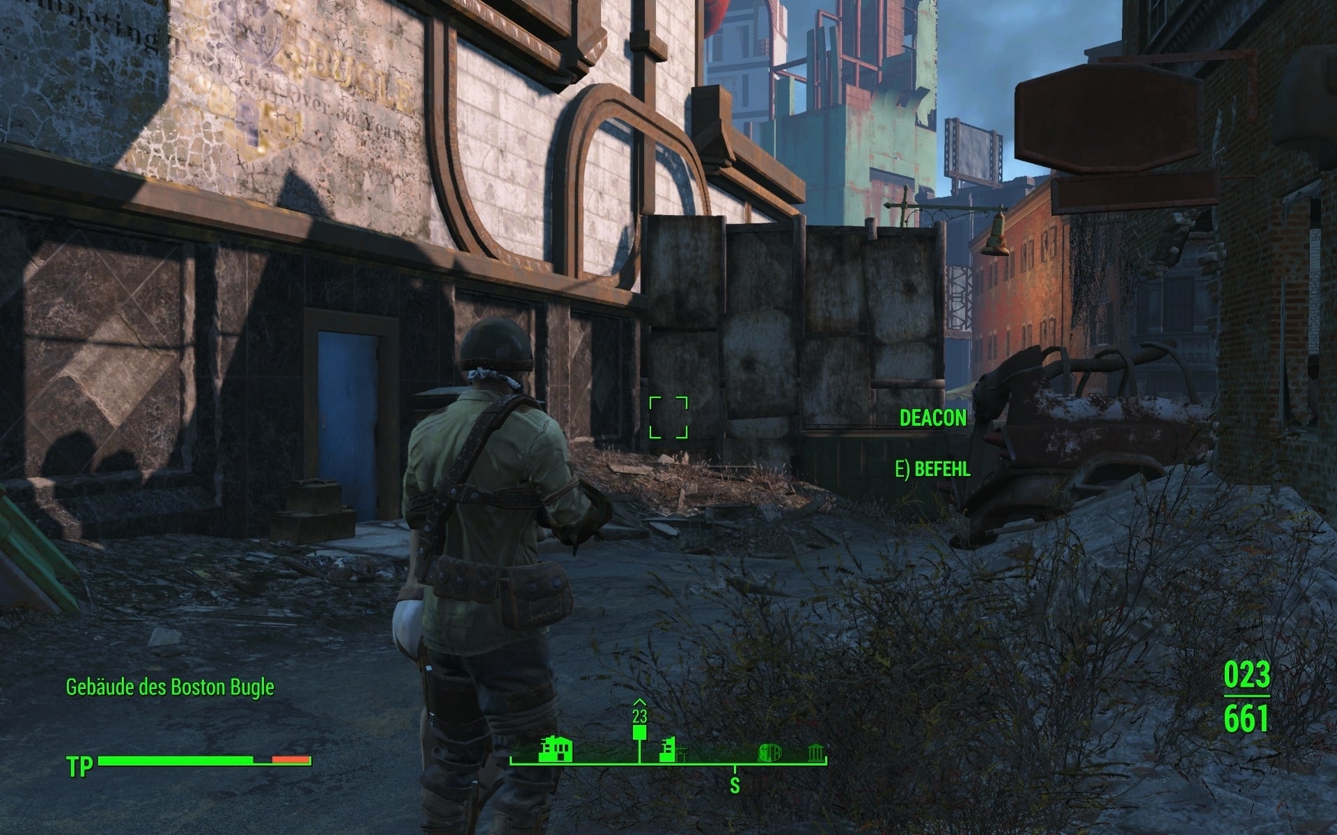 Fallout 4 Wetterfahne Der Boston Bugle & Four Leaf