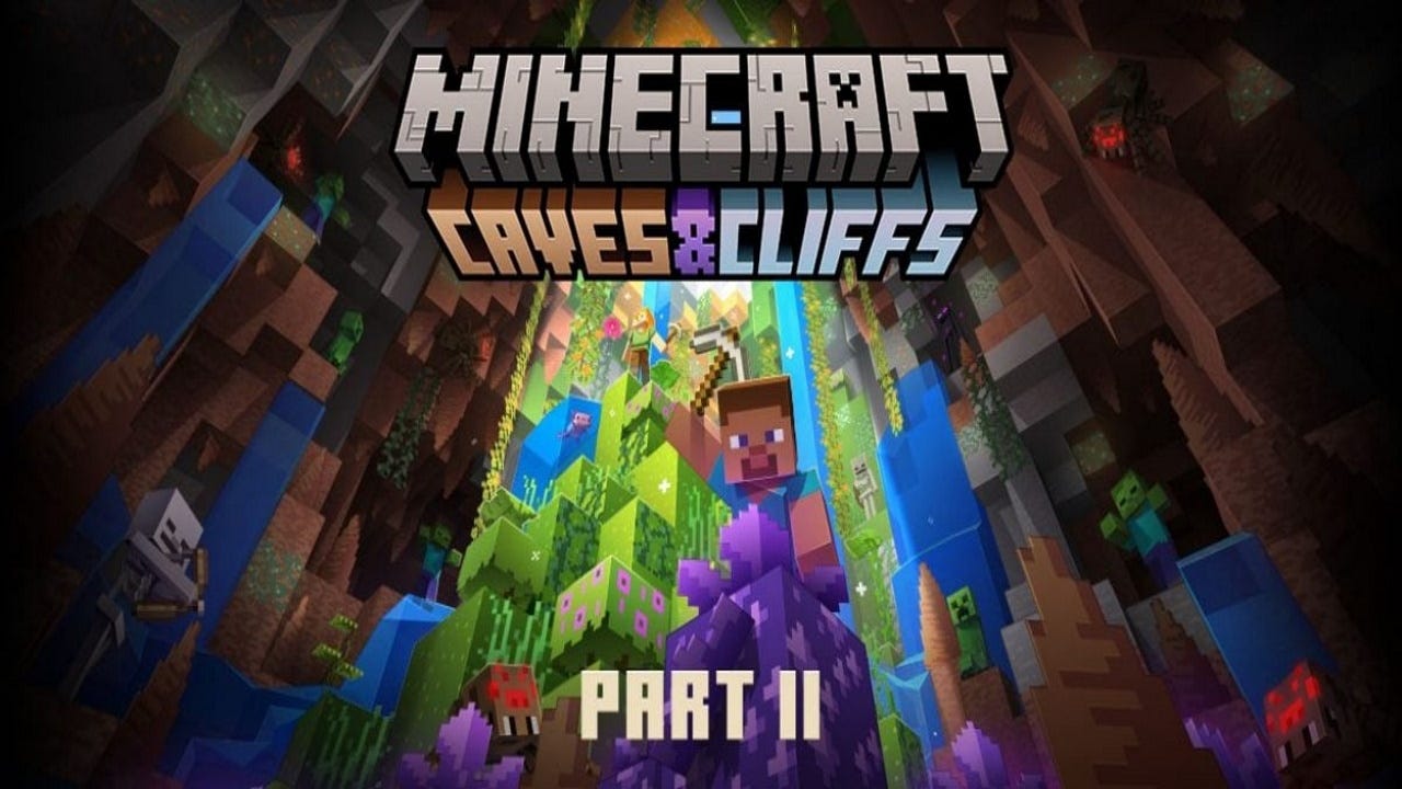Cliffs In Minecraft When is the Minecraft Cliffs and Caves update out? | VG247