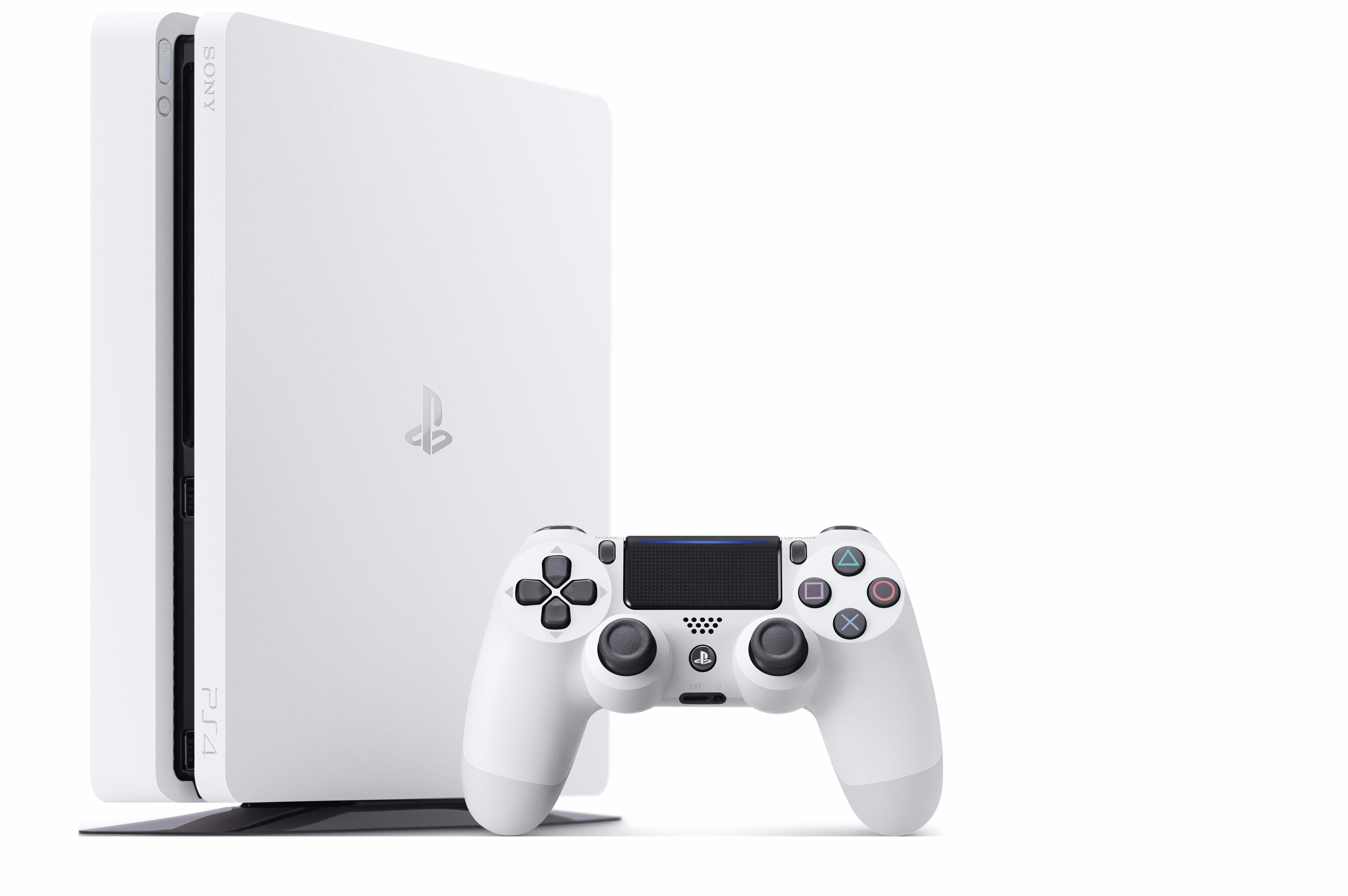 Glacier White PlayStation 4 slim model announced, released this