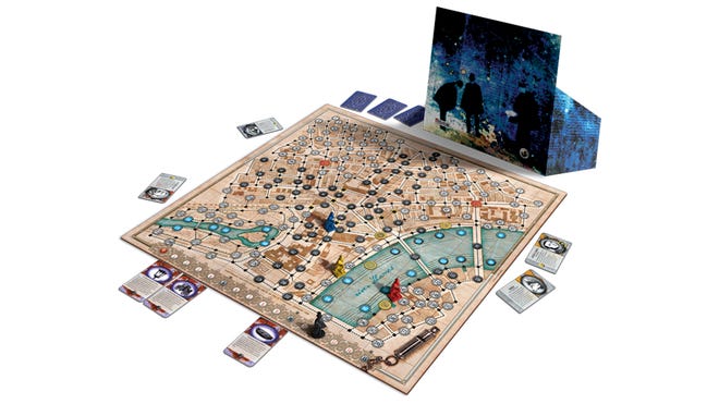 An image of the components for The Whitehall Mystery