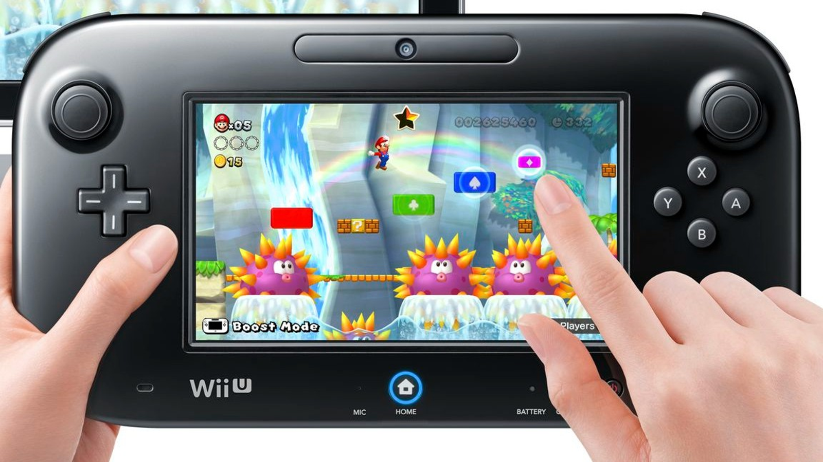 GAMEPAD MINTENDO WII U ORIGINAL COM FONTE USADO