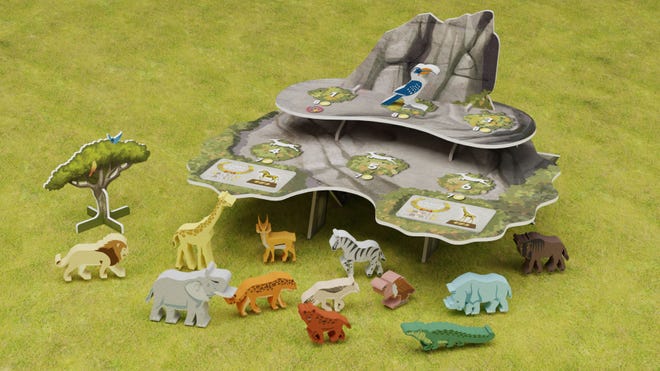 Wild: Serengeti layout board