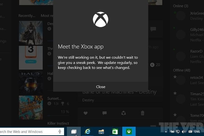 Windows 10 Leak Reveals New Xbox App For PC | Eurogamer.net