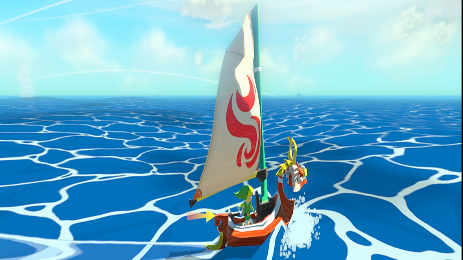 In the Legend of Zelda: The Wind Waker, the player's avatar points to