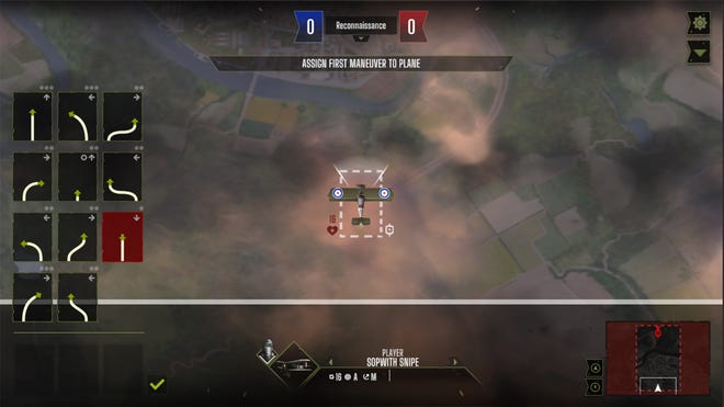 A screenshot for Wings of Glory featuring a flying plane