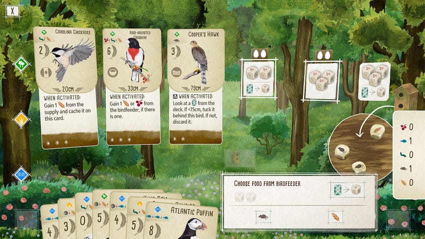 Wingspan digital board game version PC screenshot 1
