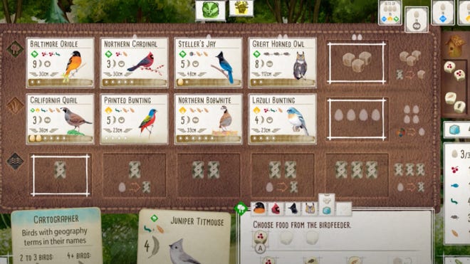 Wingspan digital pc version screenshot 2